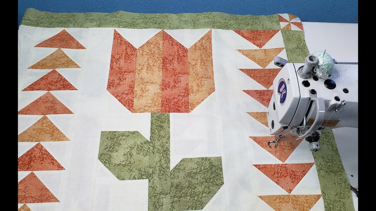 Como Hacer Un Bloque Tulipán  Para Un Camino