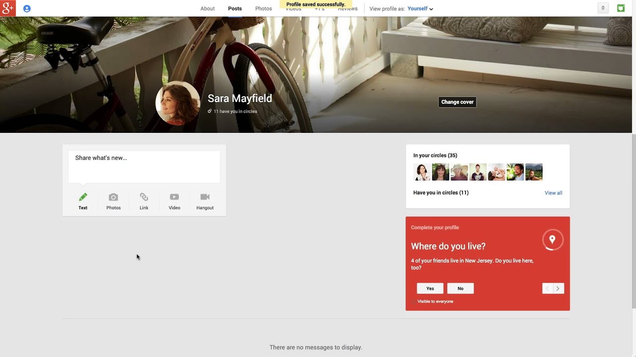 Google+: Set Up Your Profile