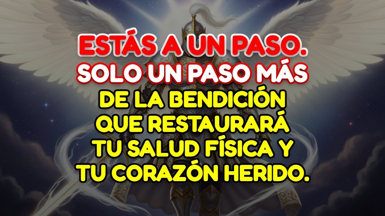 ⚔️La espada de San Miguel cortará tus cadenas de pobreza si escuchas este mensaje ahora