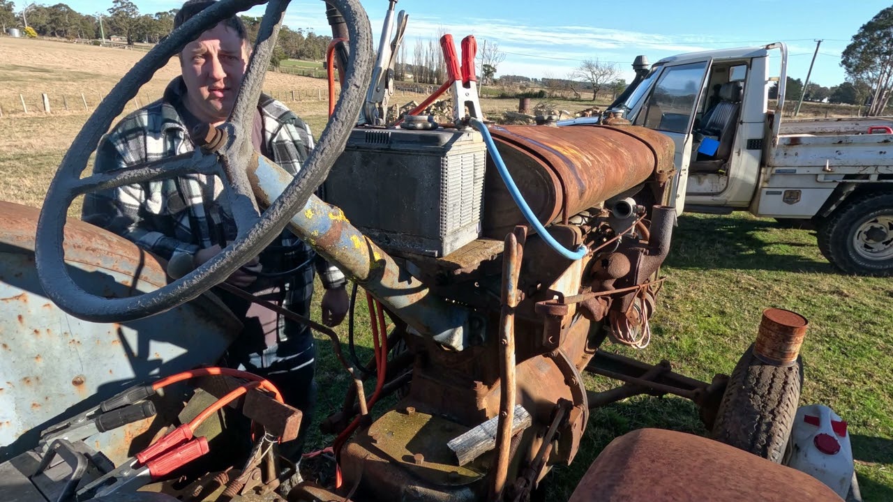Fordson E27N sitting for years will it start? part 1