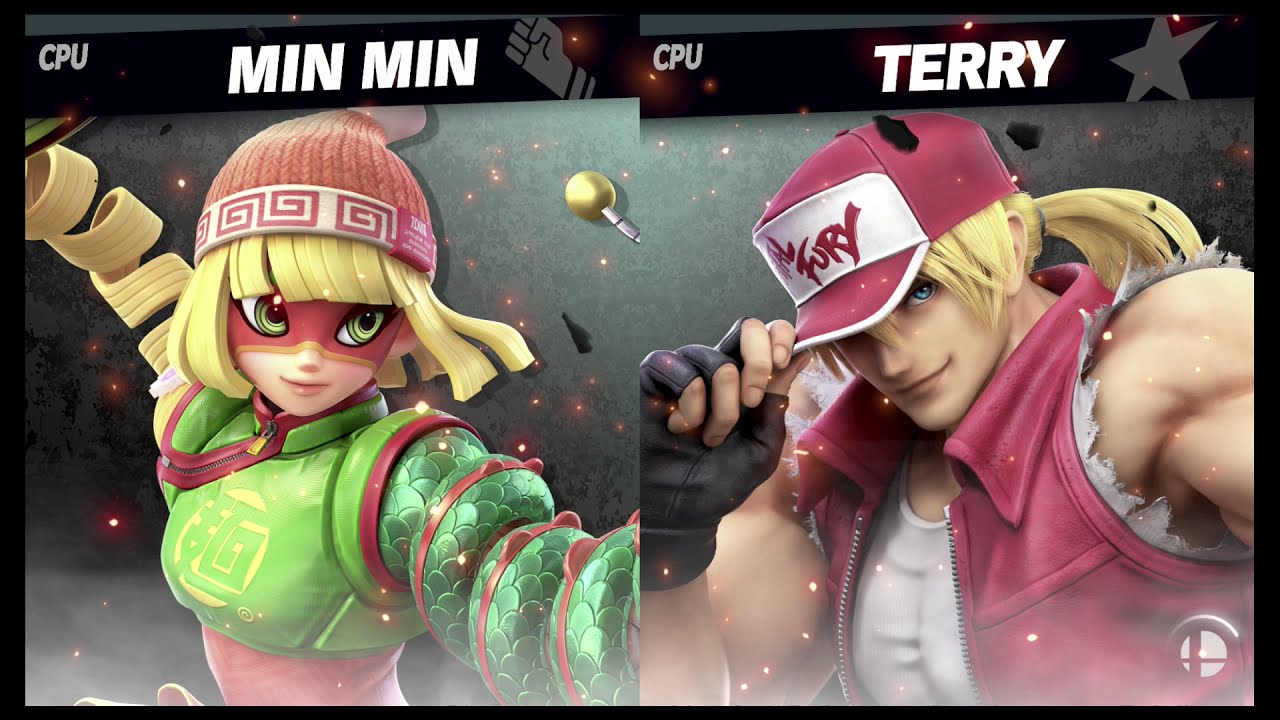 Super Smash Bros. Ultimate - Min Min VS Terry