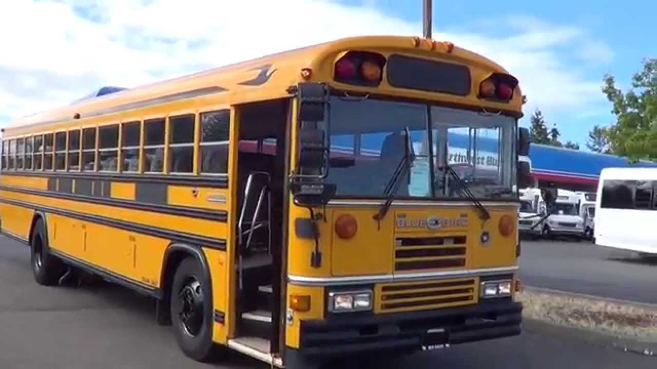 Northwest Bus Sales Used 1991 Blue Bird All American 14 Row 83 Passenger School Bus - B43667