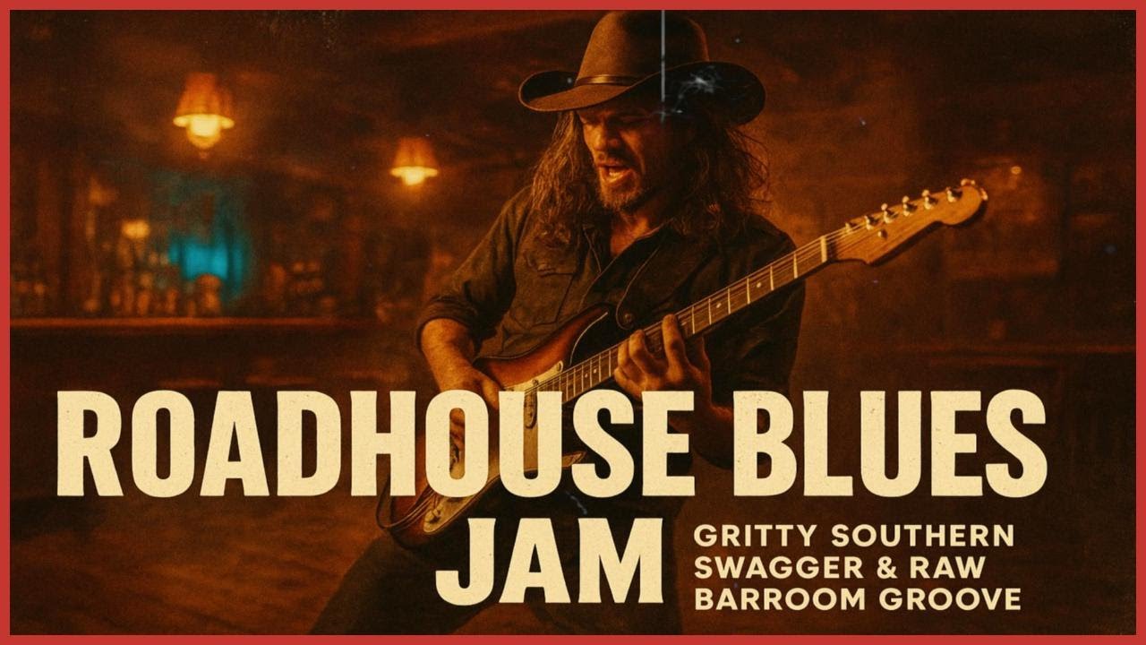 Roadhouse Blues Jam | Gritty Southern Swagger & Free-Spirited Groove