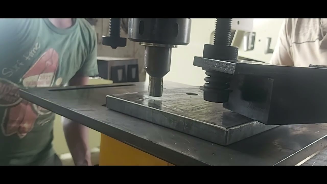 Heavy Punching For PEB Base Plates
