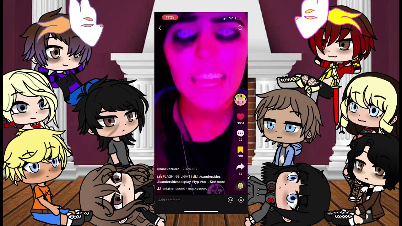 Fandoms react to each other// Sander Sides pt. 1// prinxiety\\