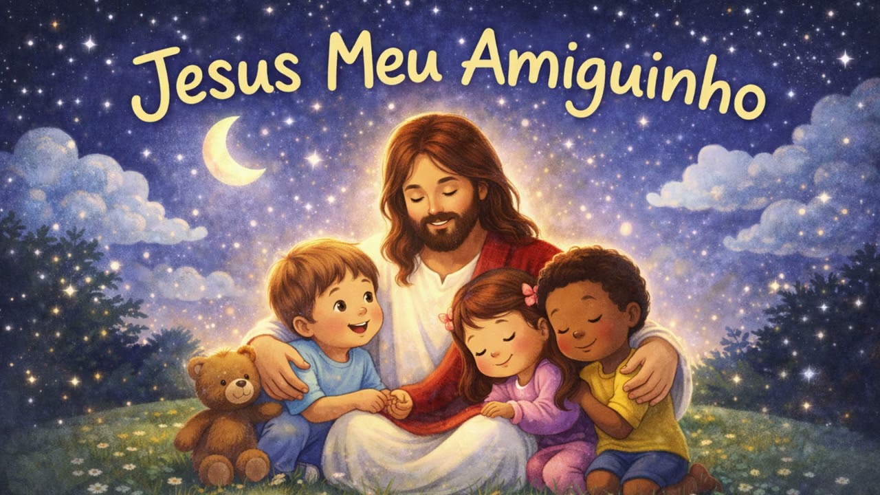 Jesus Meu Amiguinho | Música Infantil Gospel para Dormir e Adorar