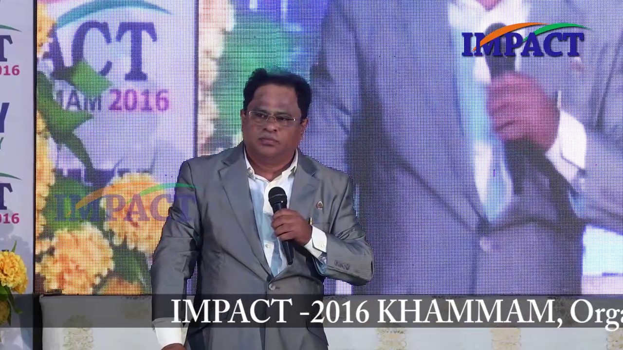 when the drama begins logic ends by Venugopal Lakshmipuram  at IMPACT Khammam 2016