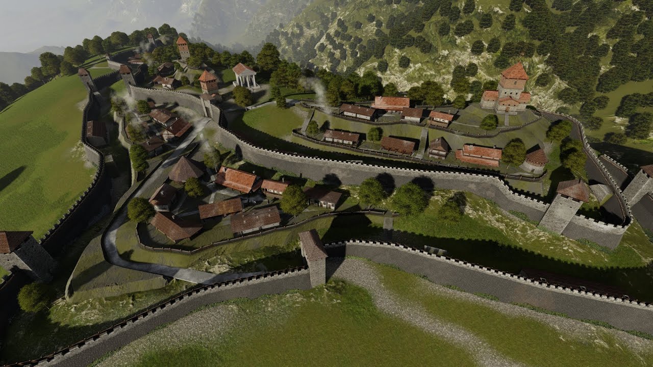 Tilisca Fortress (Cetatea Dacica Tilisca)-200BC-Dacia(Romania) 