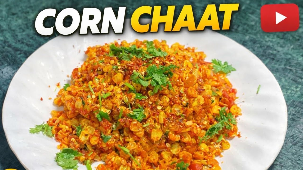 Street Style Corn Chaat Recipe | 10  Minute Me Chatpati Corn Chaat 😋| by hasbe zaika