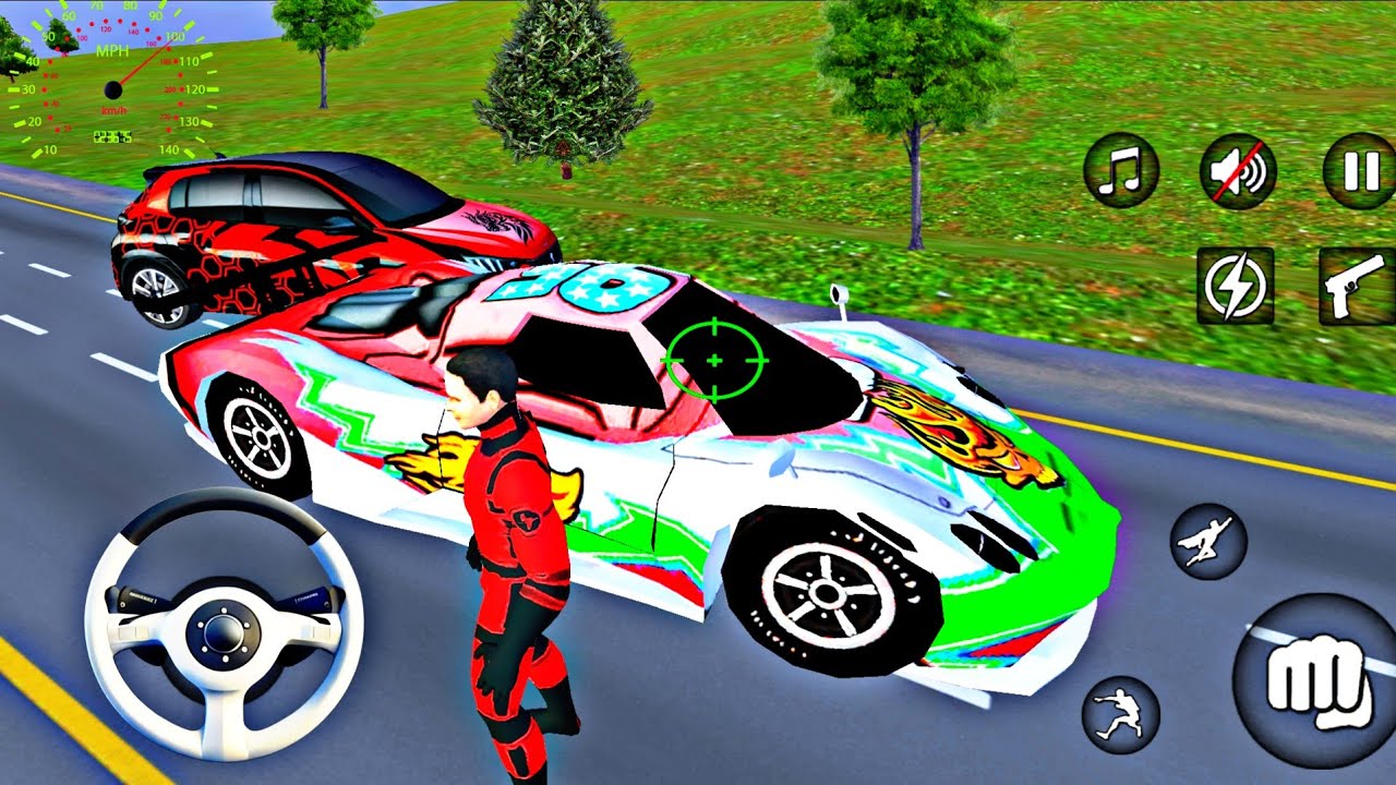 Spider Rope Hero City Rescue: Extreme Stunts with Modified Cars! 2026