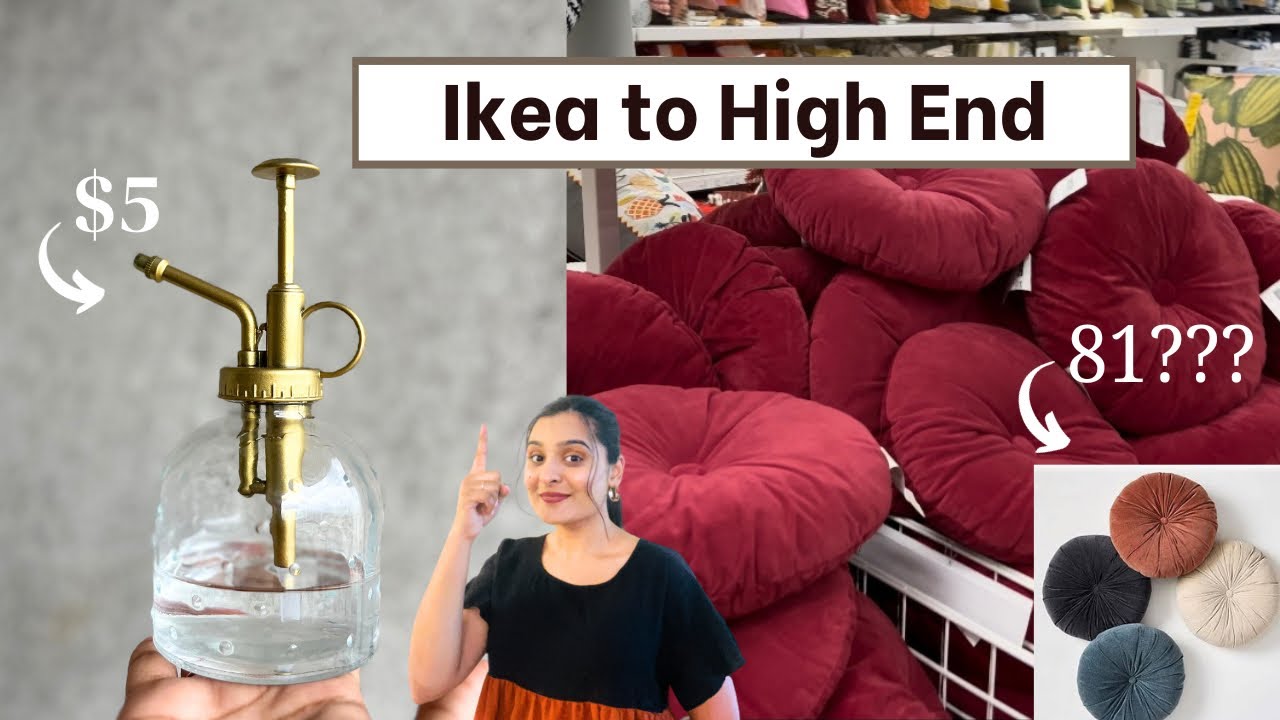 TOTALLY WORTH IT💵 West Elm &  Pottery Barn Dupes at Ikea✨ Ikea & Dollar Store Hacks🏡