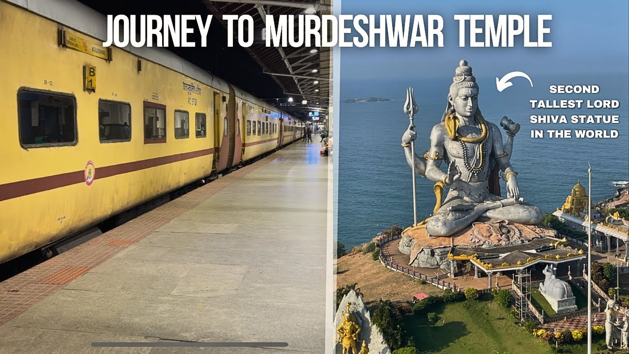 Journey to Murdeshwara Temple * 3 Loco Reversals * Bengaluru Murdeshwara Express via Mysuru