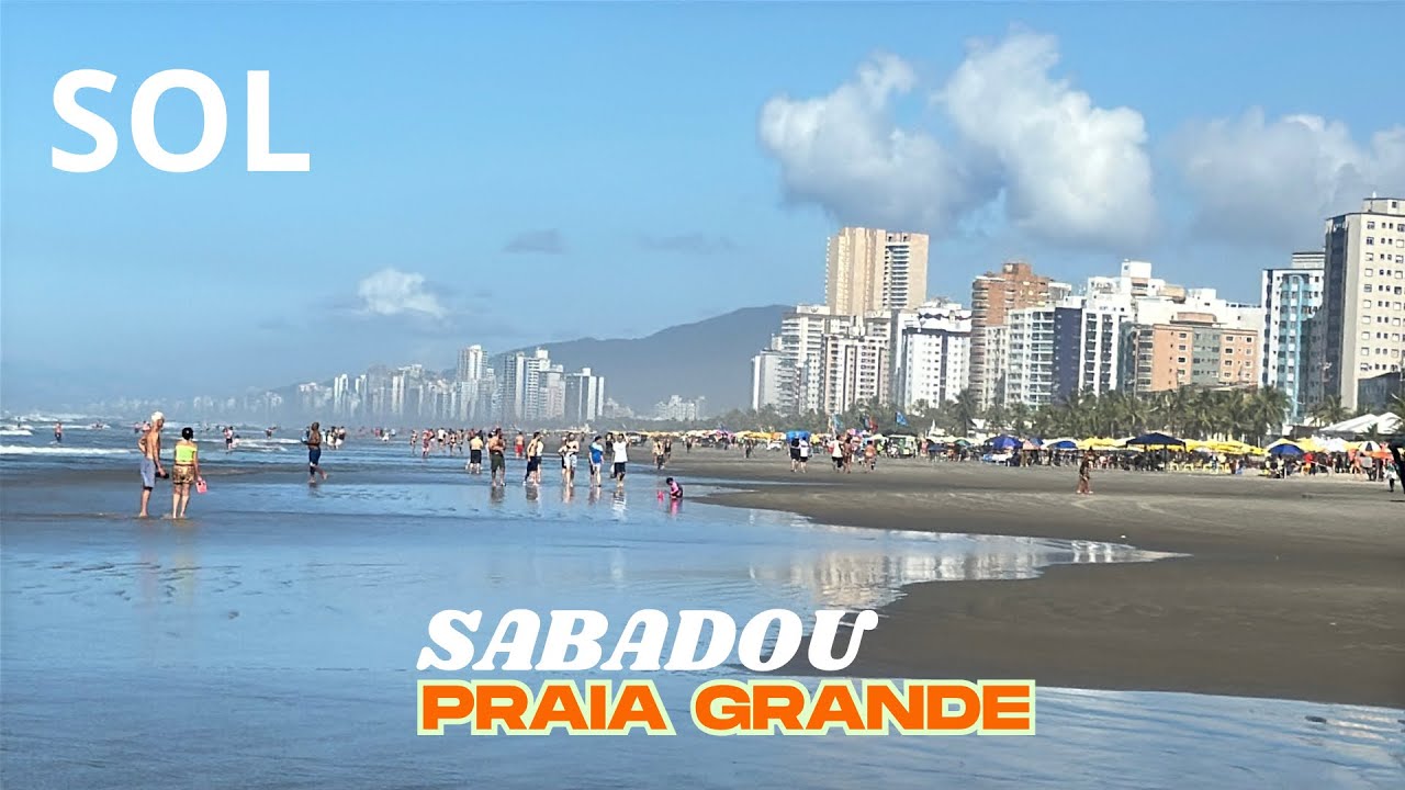 SÁBADO DE SOL PRAIA GRANDE MARÇO 