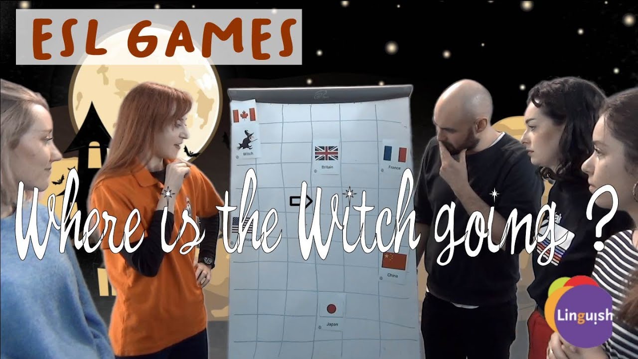 Linguish ESL Games // Where is the witch going ? // LT484