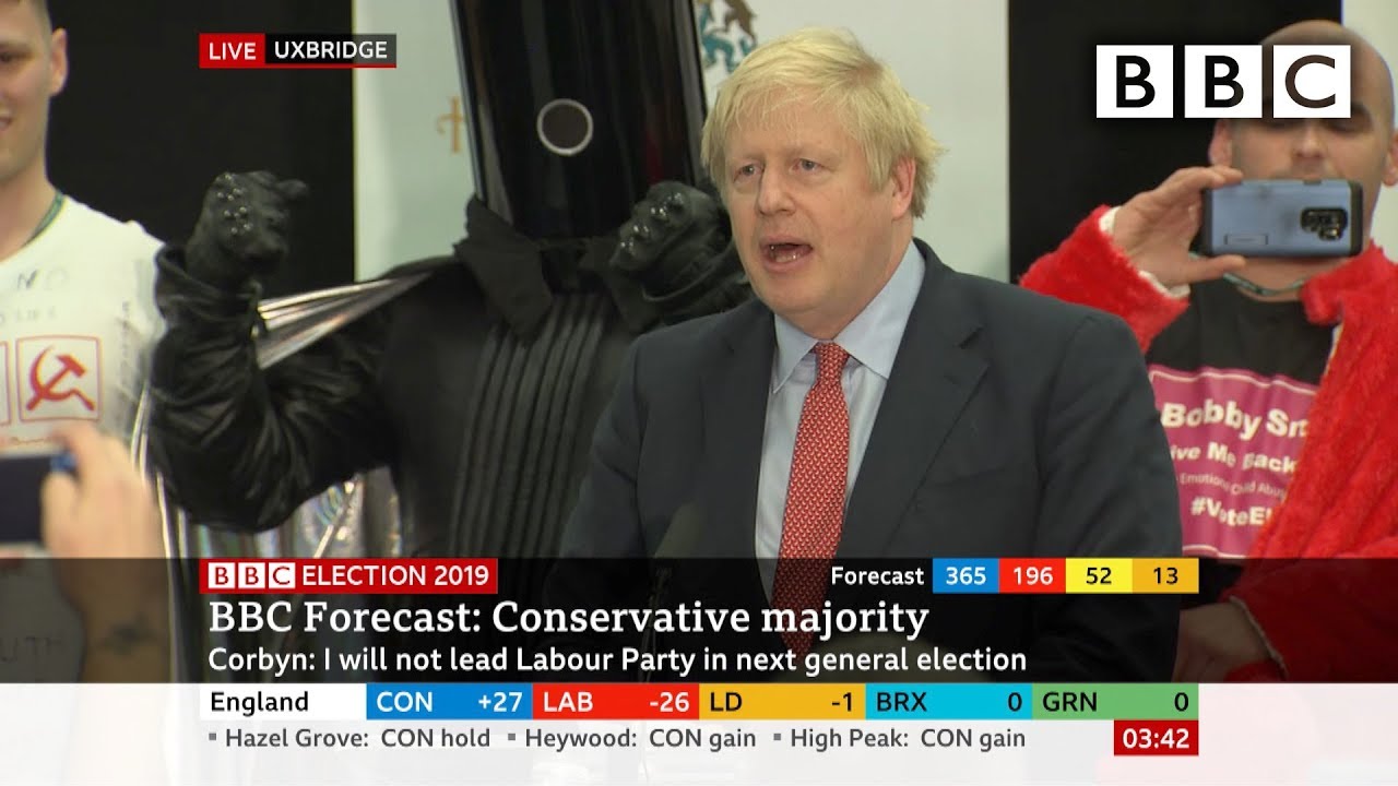 Boris Johnson returns to power with big majority - Election 2019 | BBC