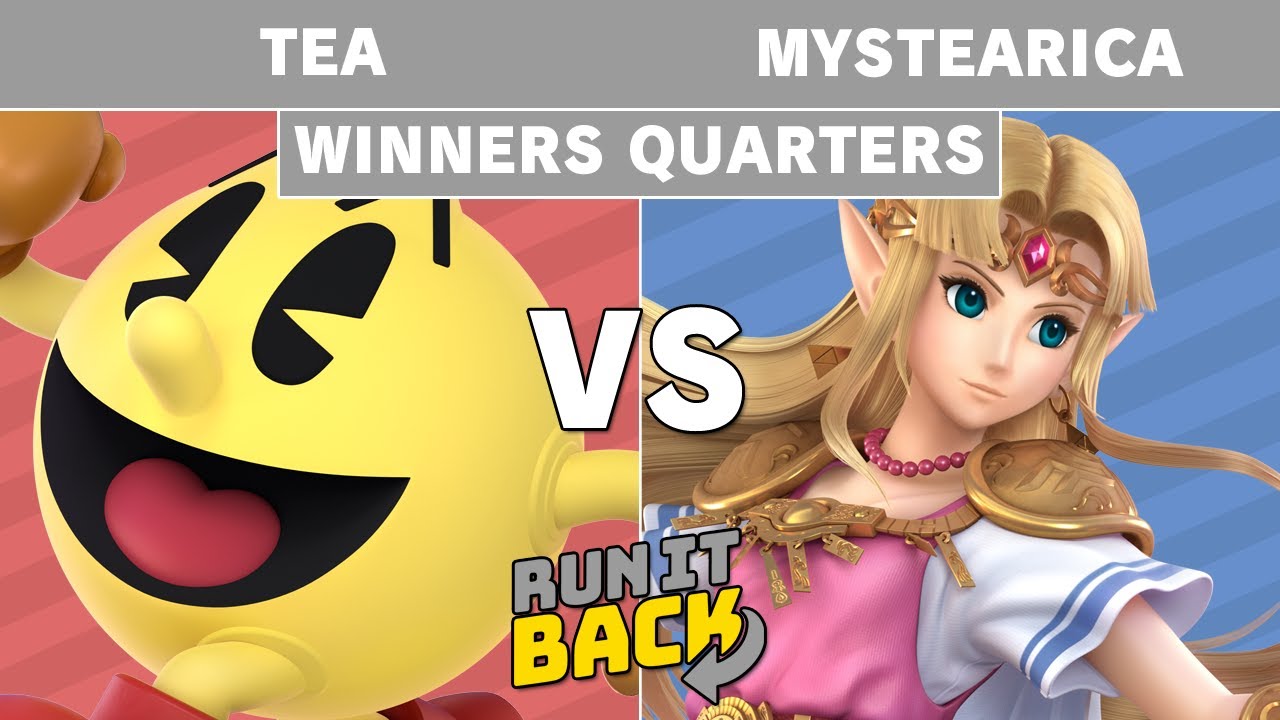 Run It Back - Tea (Pac-Man) vs Mystearica (Zelda) Winners Quarters - Smash Ultimate Singles
