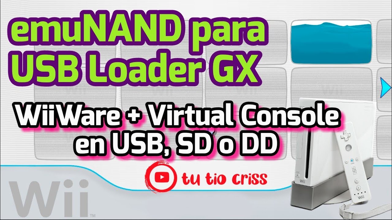 🚨Como instalar Emunand en USB Loader GX, Wiiflow o Configurable USB Loader