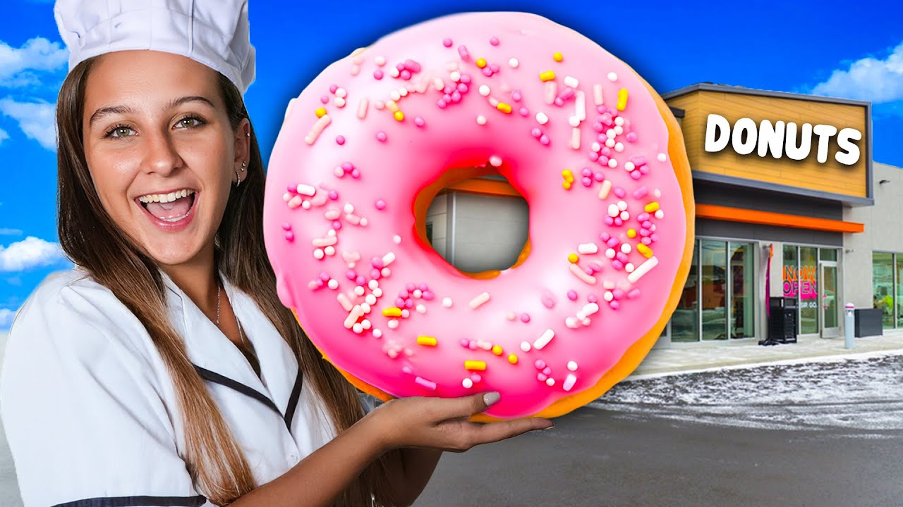 TRABAJANDO en la tienda mas famosa de DONUTS en USA 🍩🇺🇸