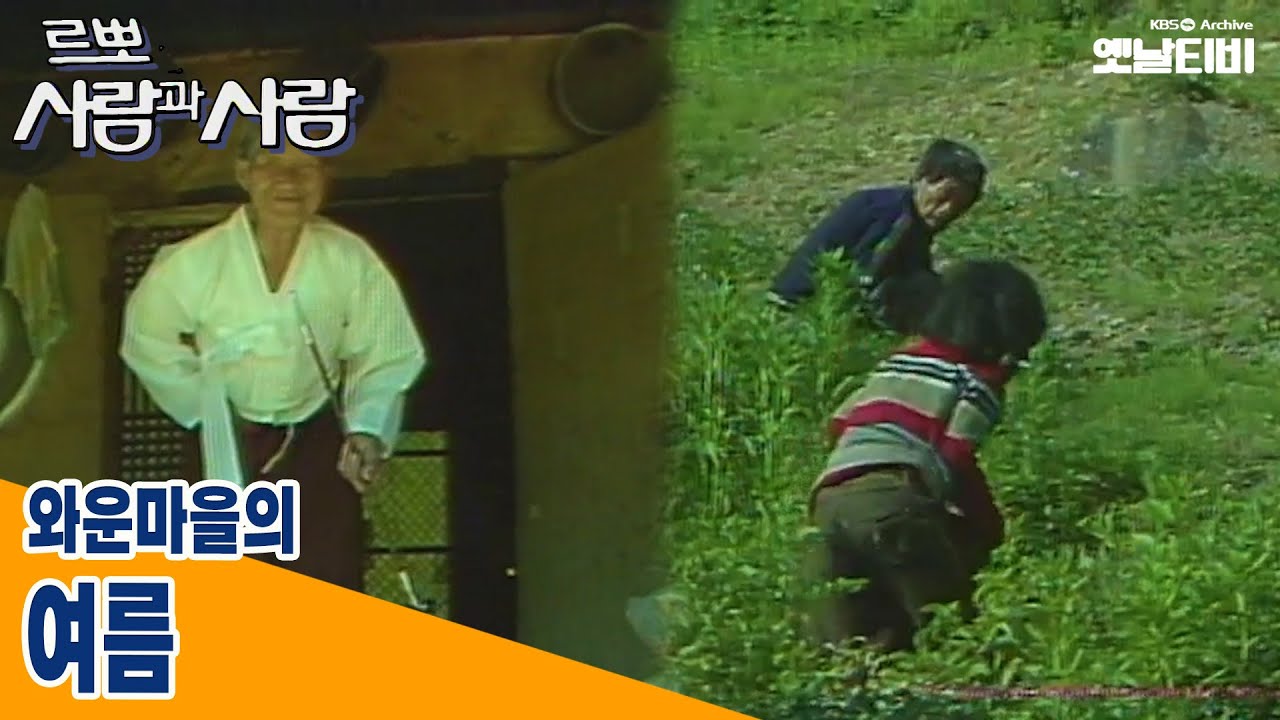 [사람과사람] 와운마을의 여름 | 19850701 KBS방송