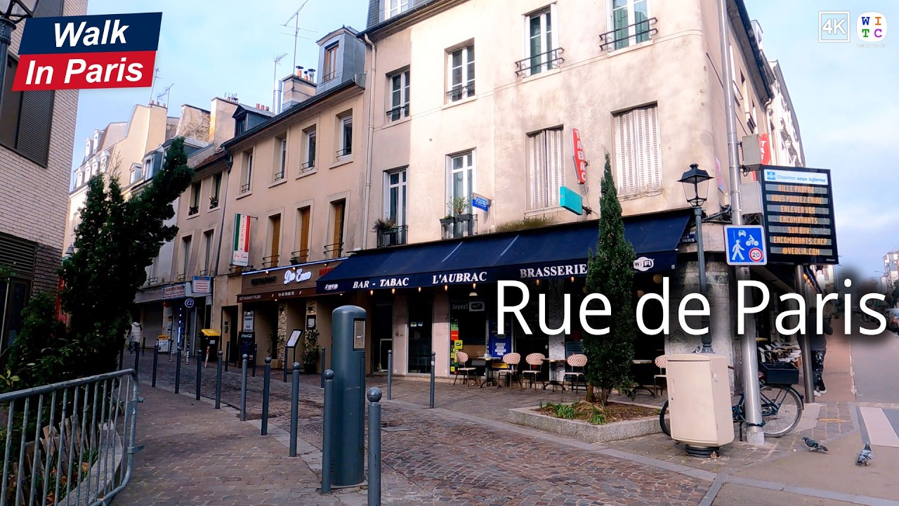 Rue de Paris (4K) | Paris Walking Tour