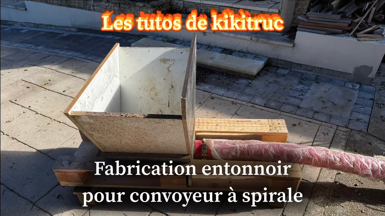 Élevage : fabrication d’un entonnoir pour convoyeur à spirale
