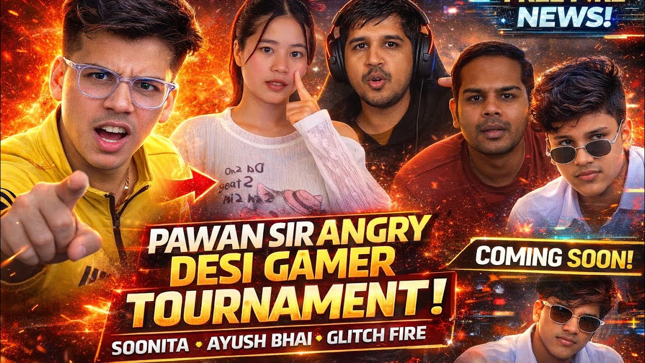 Pawan Sir Angry Desi Gamer Serious Tournament Ke Leke #Suber Gaming FF