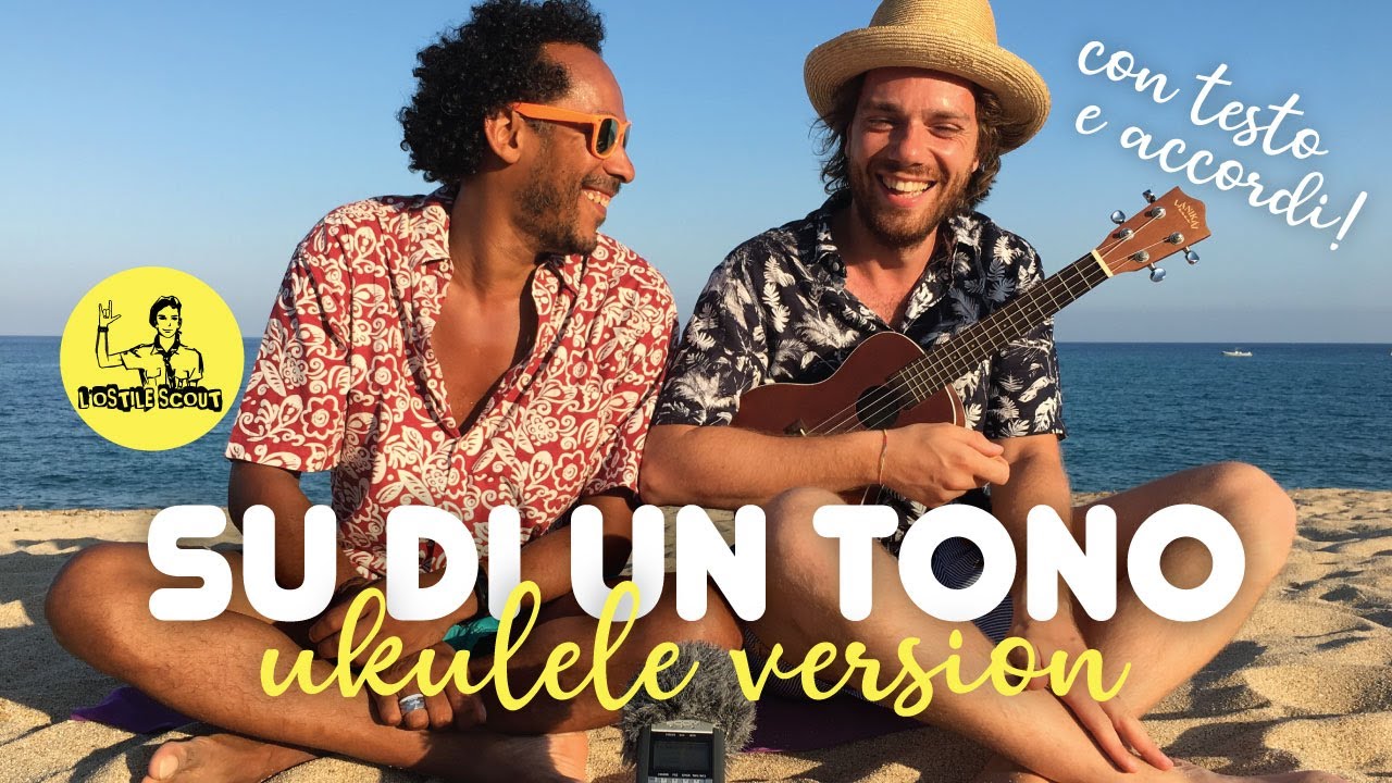 Su di un tono (in cima alla salita) ukulele version con testo e accordi - L'Ostile Scout