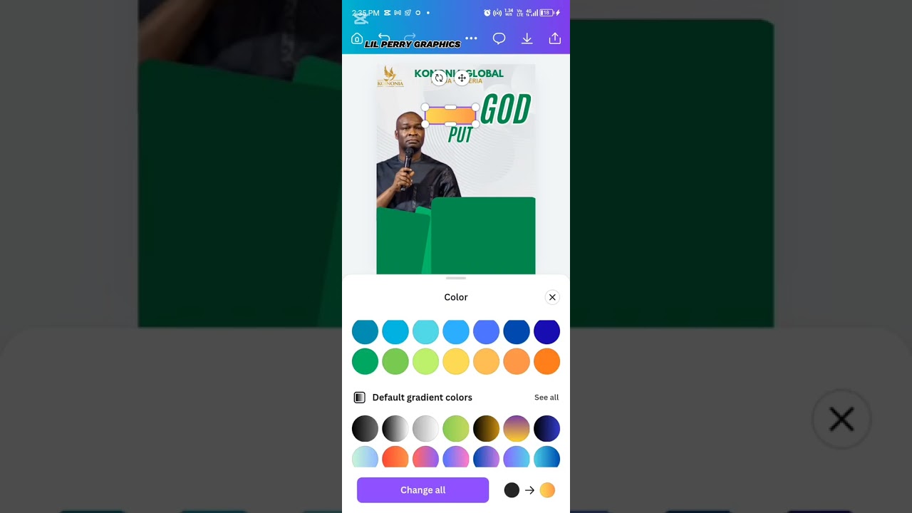 CHURCH FLYER | Canva Design on mobile 