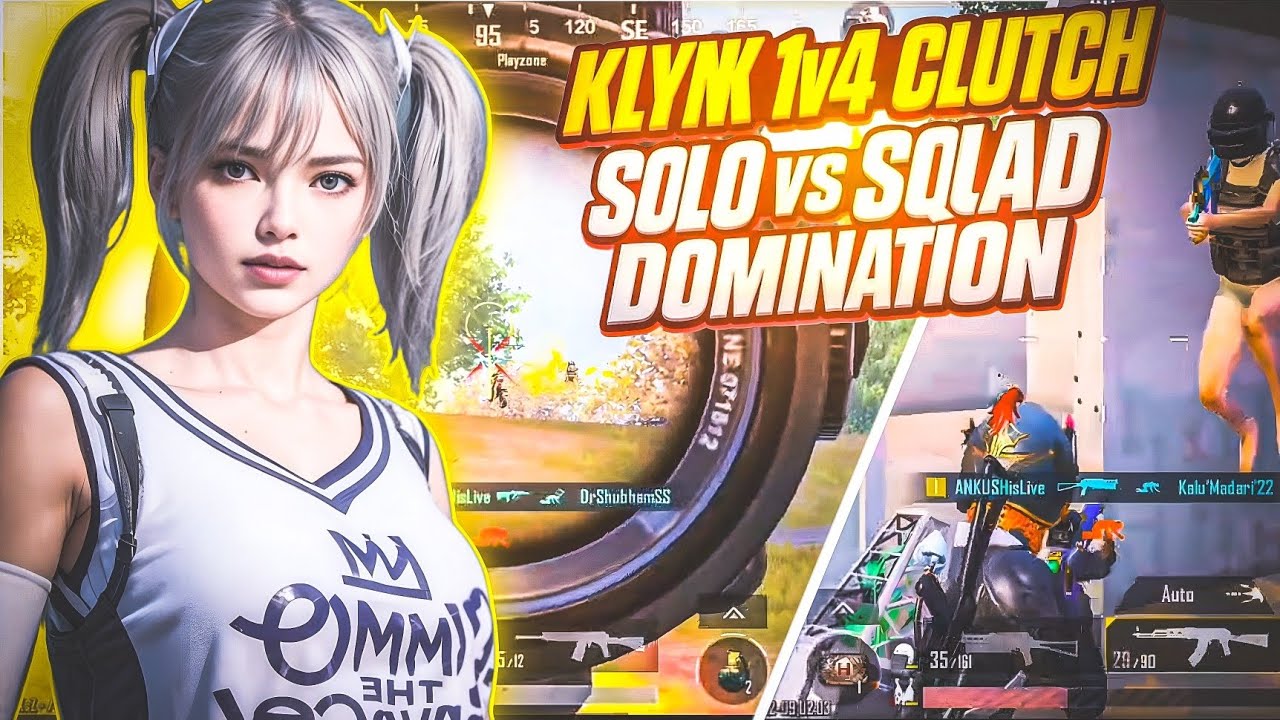 “KLYNX 1v4 Clutch – Solo vs Squad Domination”