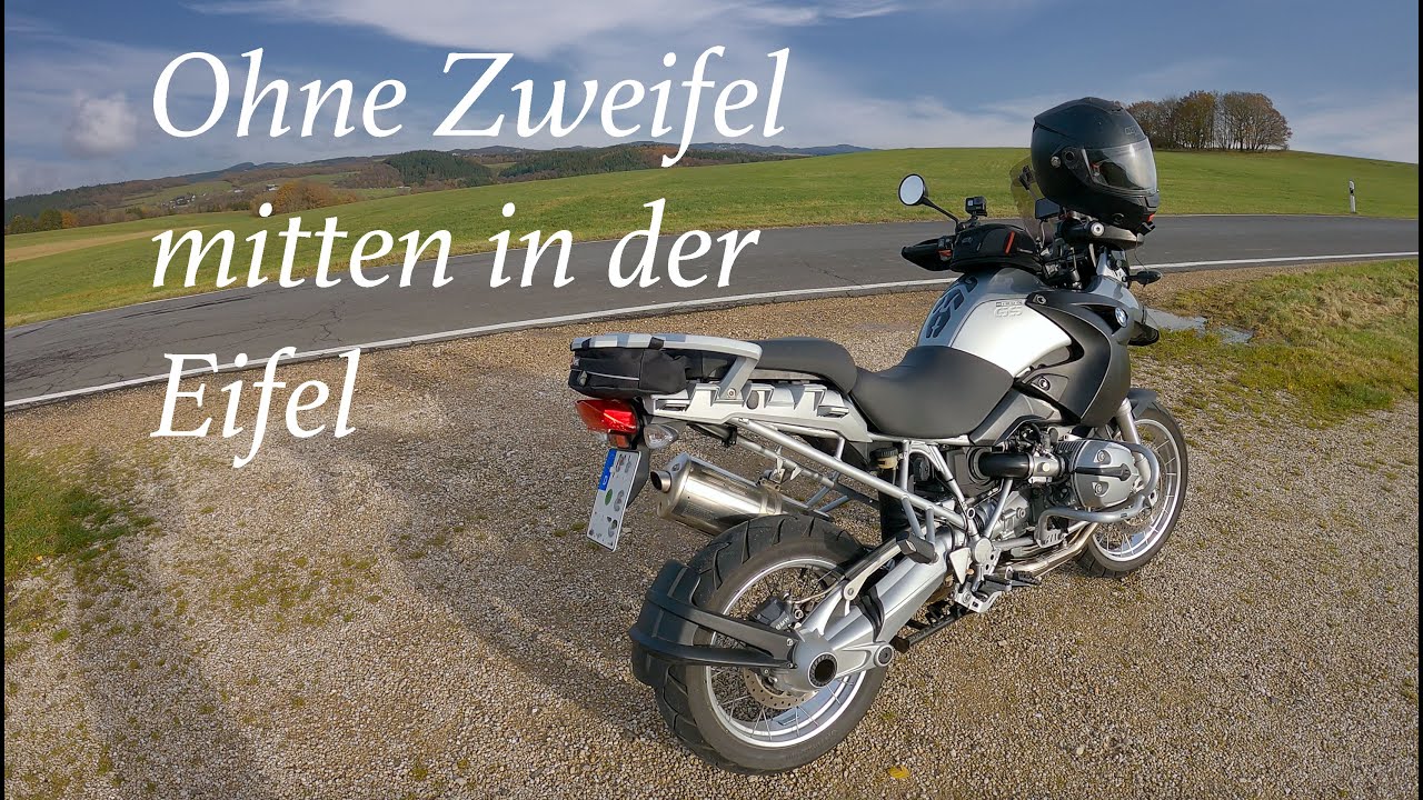 Mit dem Motorrad durch die Eifel.