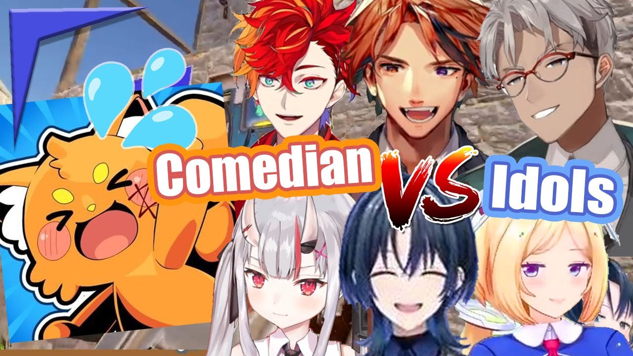 RUST Comedian Zuzu VS Holopro C̶o̶m̶e̶d̶i̶a̶n̶s̶ Idols【Hololive Holostars EngSub】