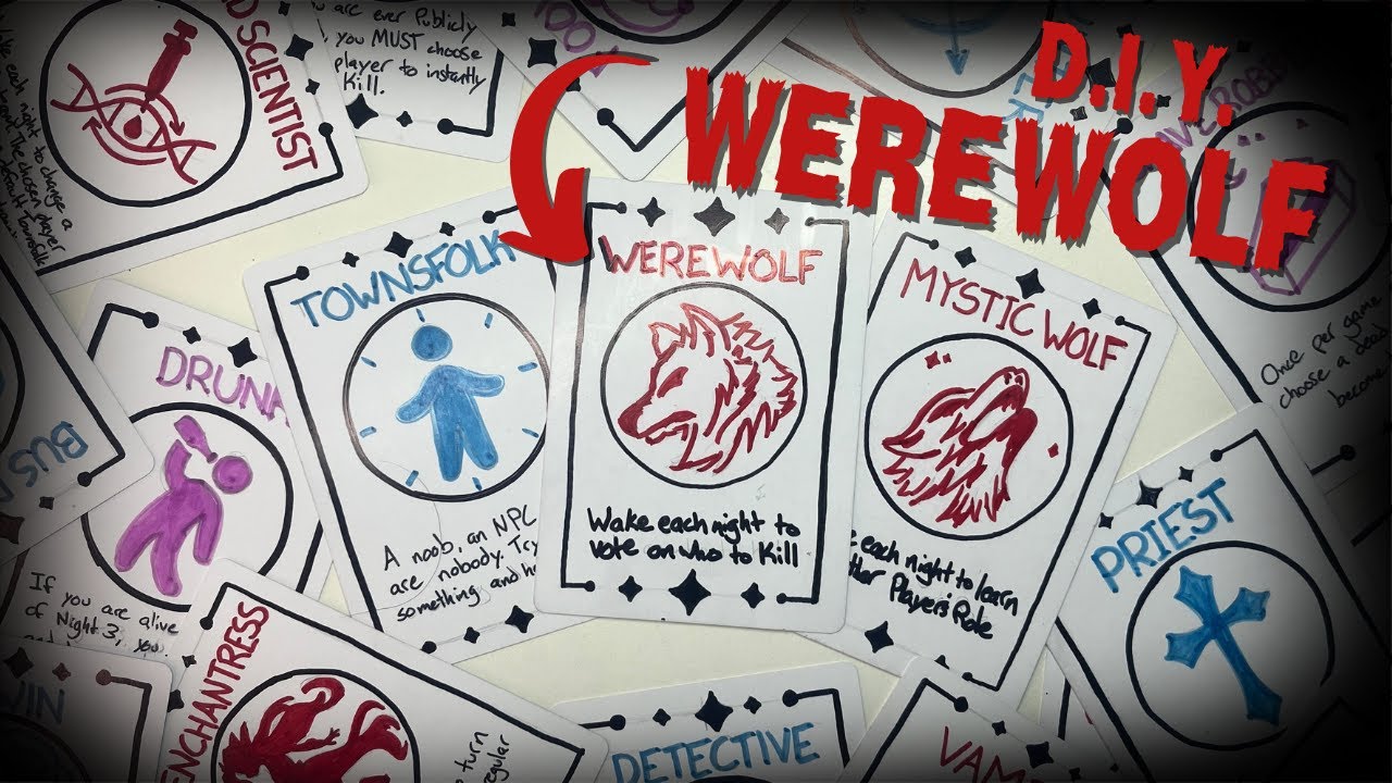 Make your own Werewolf Mafia Game! Create your own custom social deduction party game!