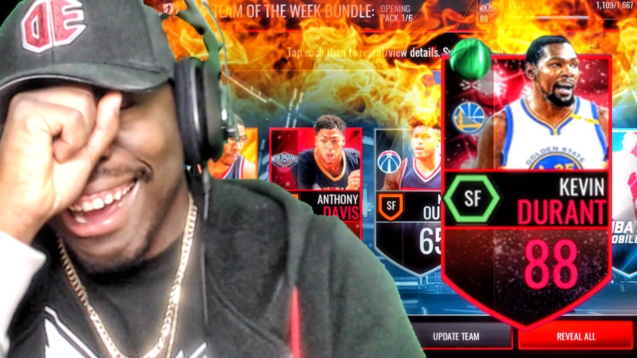 48 HOUR DURANT & КОМАНДА НЕДЕЛИ ОТКРЫВАЮТ НАБОР! NBA Live Mobile 16, игровой процесс, эпизод 37
