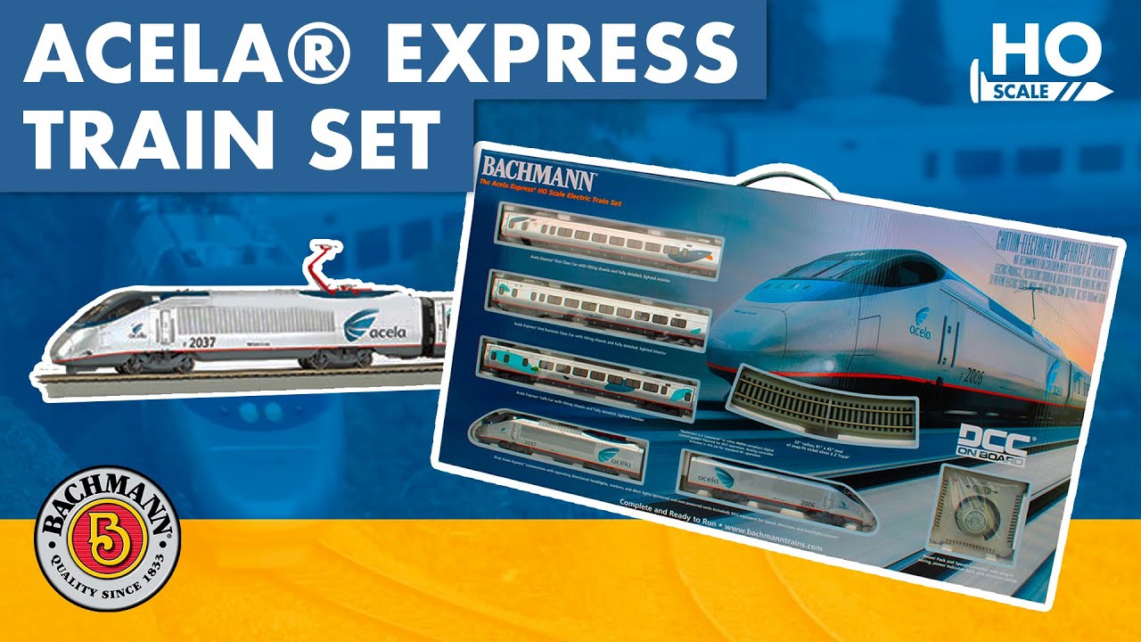 Bachmann HO Scale Acela Express Train Set