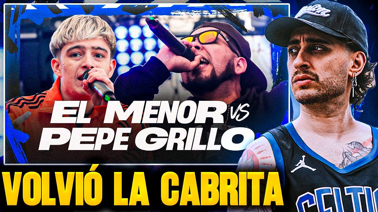 LA CABRITA IS BACK 🐐 BLON reacciona a EL MENOR vs PEPE GRILLO 🇨🇱