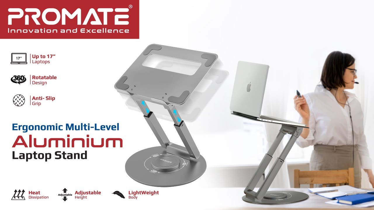 Ergonomic, Adjustable Laptop Stand | PROMATE