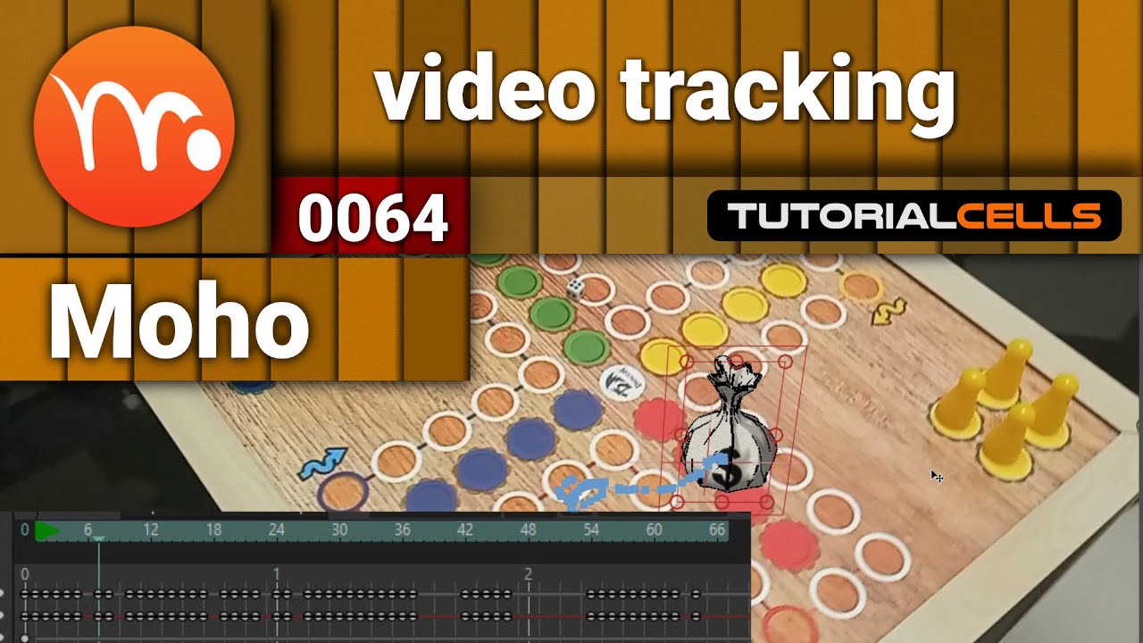 0064. import video & video tracking tool in moho
