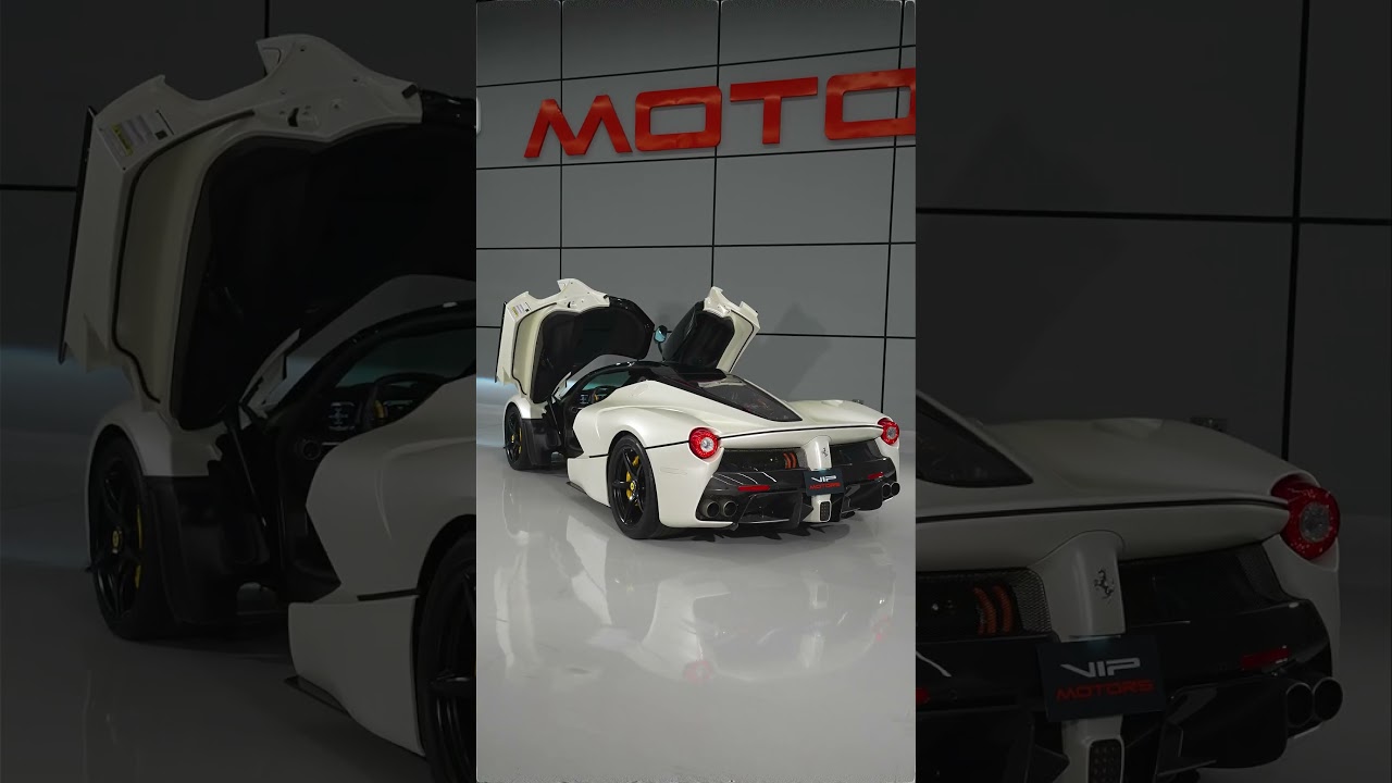 WHITE FERRARI LAFERRARI (limited edition 1 of 499)