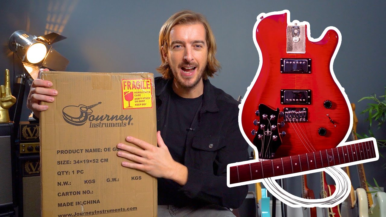 Unboxing an Electric Collapsible Travel Guitar from Journey Instruments!
