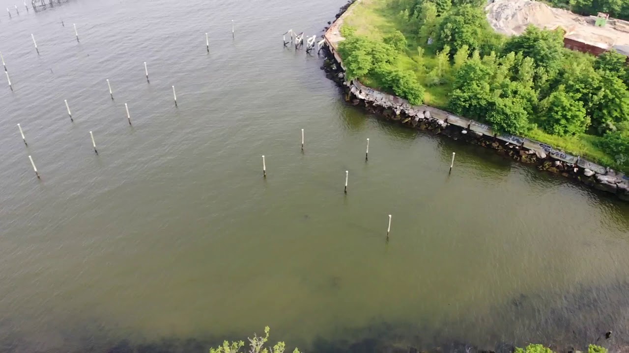 Drone flight Brooklyn south coney island