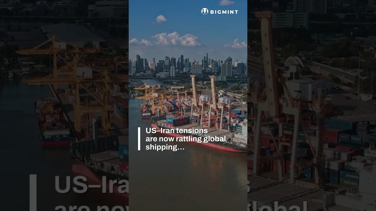 US&ndash;Iran Tensions Shake Global Trade: Oil, Freight & India Exports Under Pressure | BigMint Updates