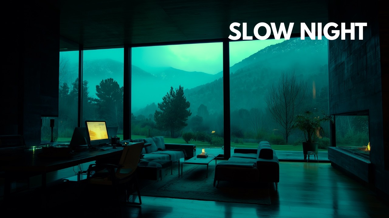 Slow Night 🌲 Relaxing Ambient Music for Focus & Deep Work