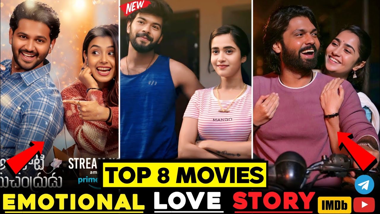 Top 8 South Indian Emotional Love Story Movies In Hindi Dubbed 2025
