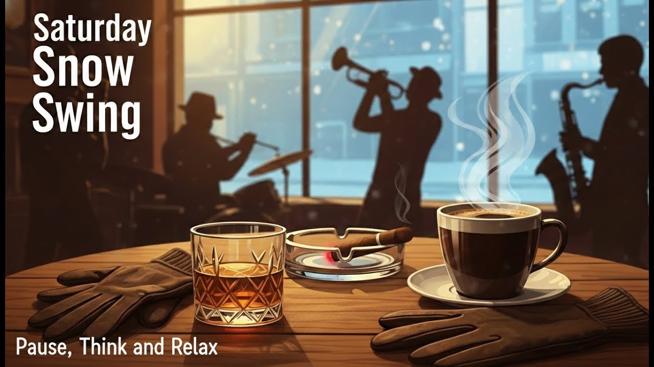 Jingle Bells, But It's a 1950s Jazz Club ❄️☕ (Upbeat Instrumental)