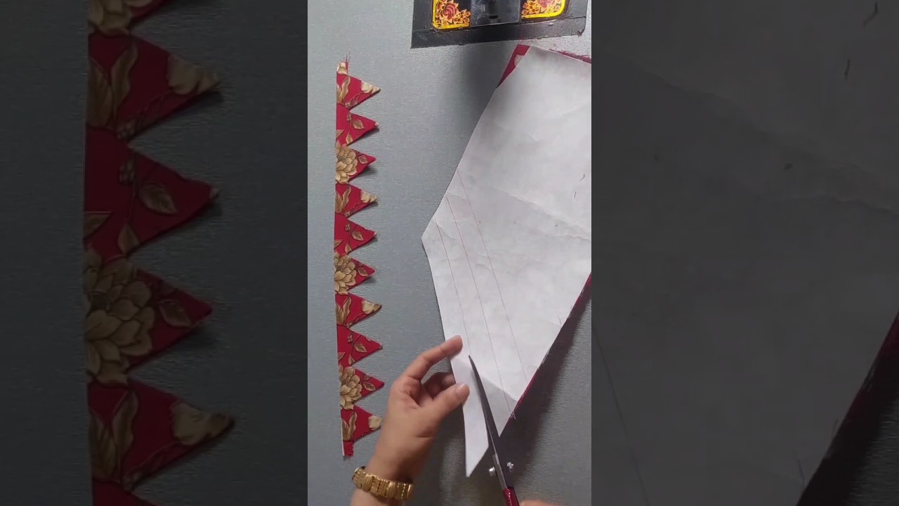 how to make beautiful daman design with easyway|beautiful daman design cutting and stitching byhania