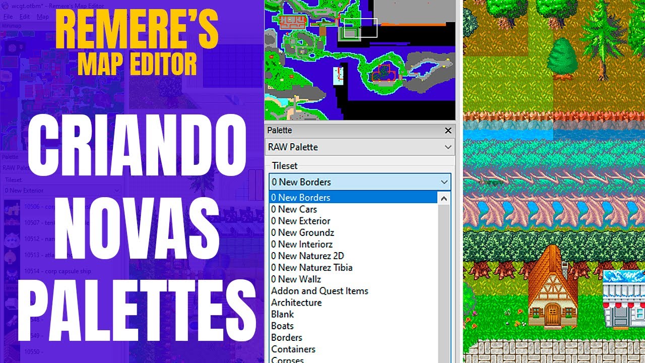 Criando Novas Palettes para seu Remere's Map Editor