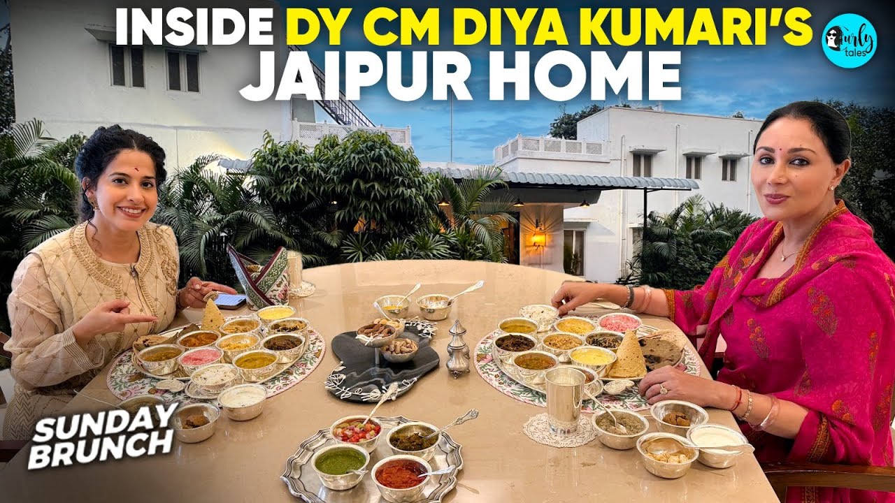 I Was Welcomed with Lassi and Rajasthani Meal At DY CM Diya Kumari’s Jaipur Home | Sunday Brunch