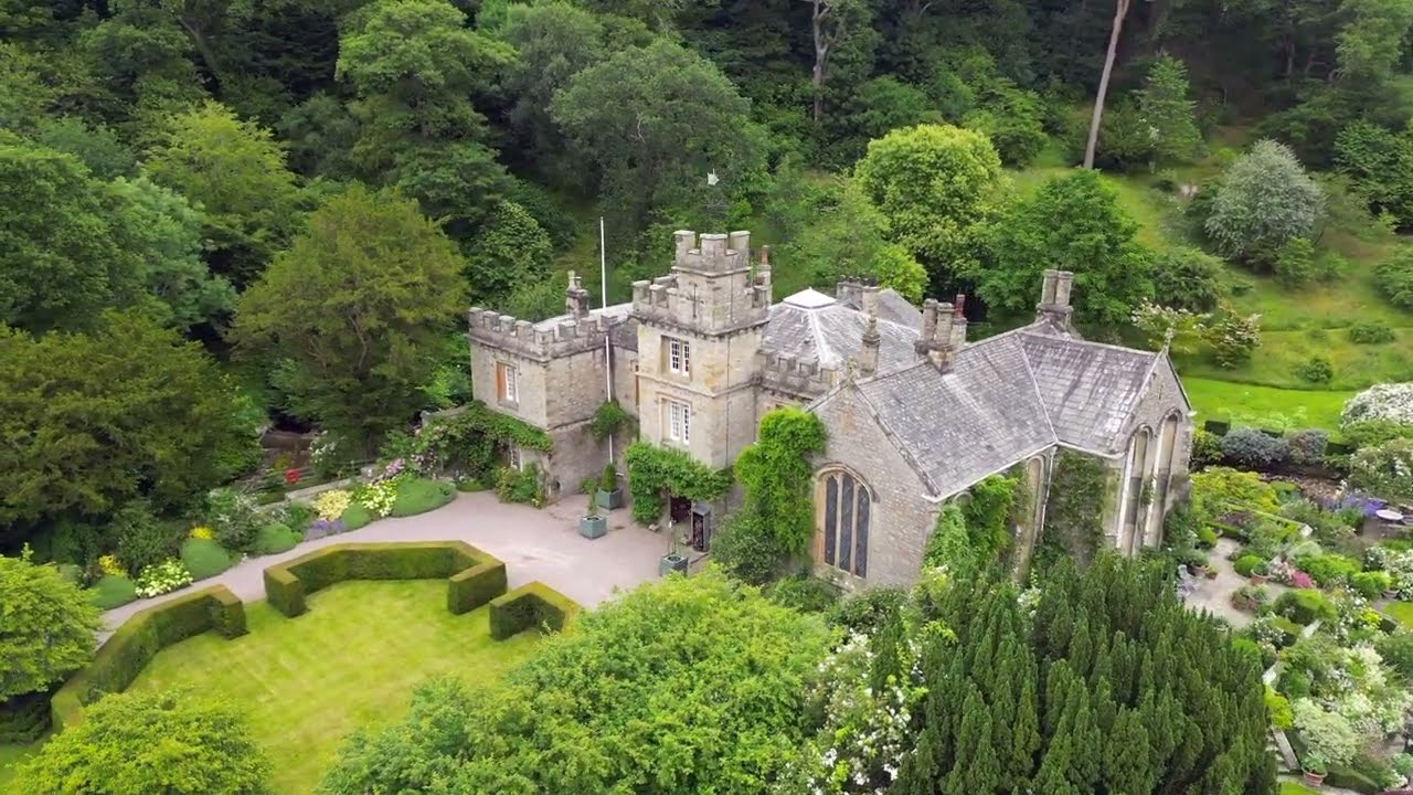 Gresgarth Hall Gardens From Above