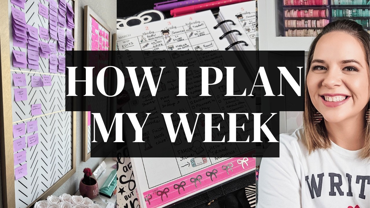HOW I PLAN MY BUSY WEEK 📖 Productive Week In My Life Using HB90, Episode 1