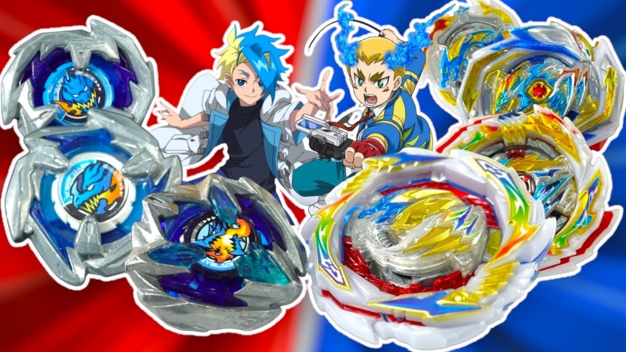 ALL DRAGON BEYS vs ALL DRAN BEYS | Dante VS Jaxon | CROSSGEN | BEYBLADE X vs BURST
